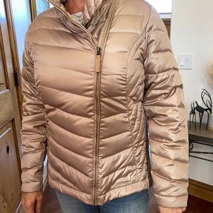 Eddie Bauer down feather rose gold jacket